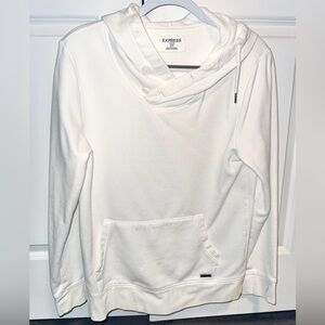 Express Men’s White Hoodie – Size Small